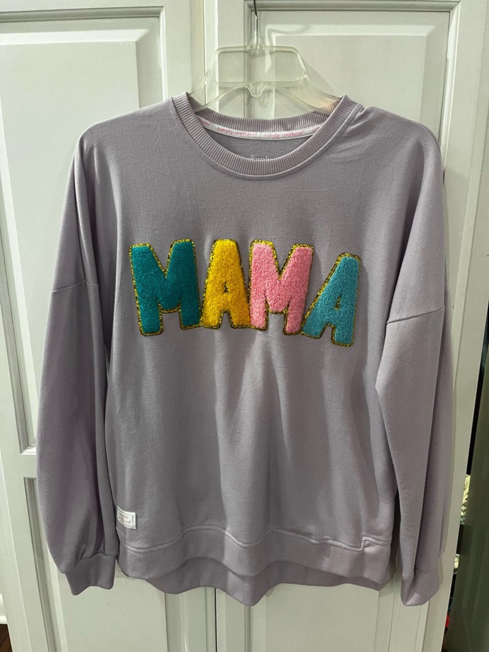 Simply Southern Lavender Crewneck Sweatshirt